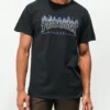Thrasher Godzilla Charred Black T-Shirt