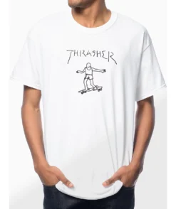 Thrasher Gonz White T-Shirt