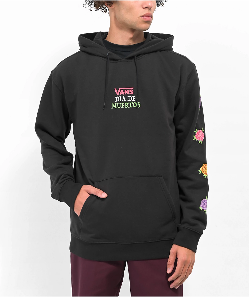 Vans Day Of The Dead Black Hoodie - Image 2