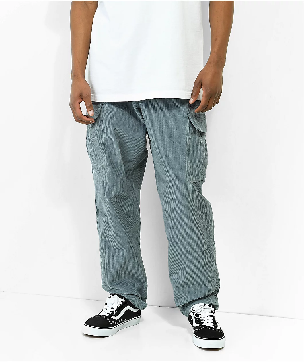 Vans Loose Cargo Stormy Grey Corduroy Pants