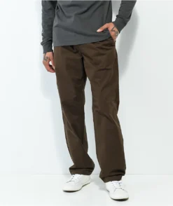 Vans Range Relaxed Brown Elastic Waist Pants