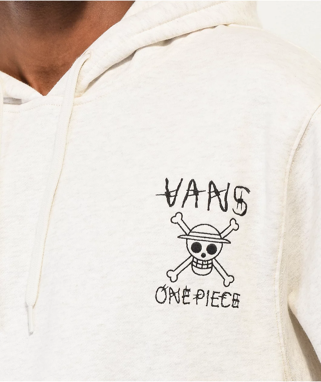 Vans X One Piece Oatmeal Fleece Hoodie - Image 3