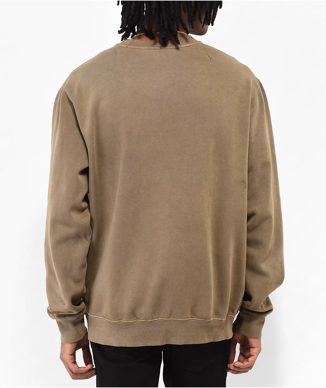 Volcom Compstone Brown Crewneck Sweatshirt - Image 2