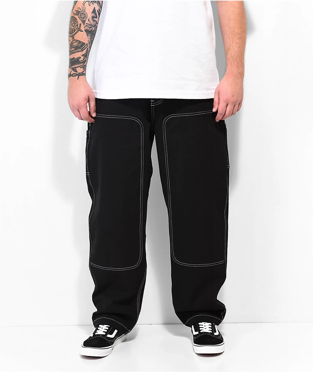 Welcome Brace Black Carpenter Pants - Image 3