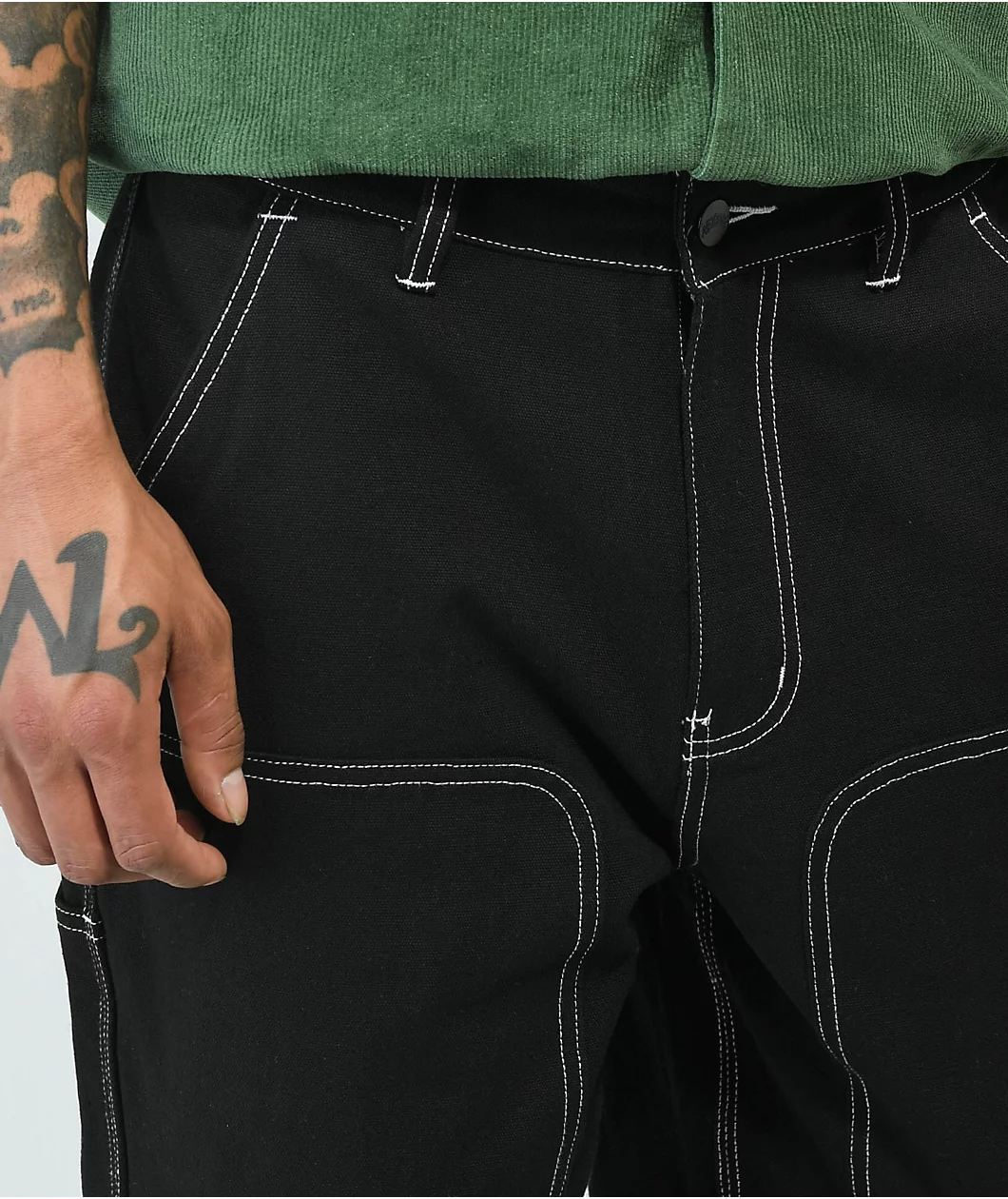 Welcome Brace Black Carpenter Pants - Image 5