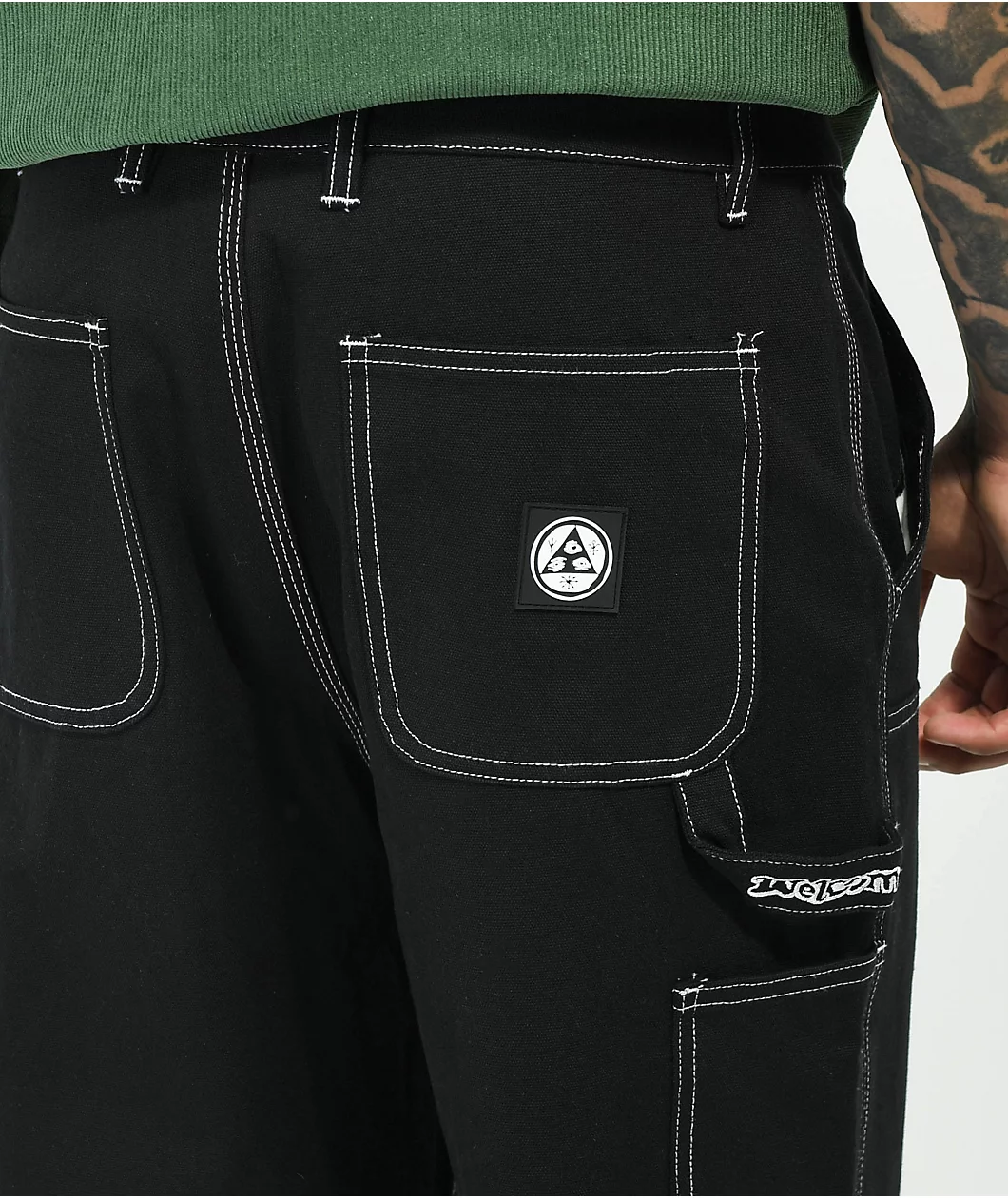 Welcome Brace Black Carpenter Pants - Image 6