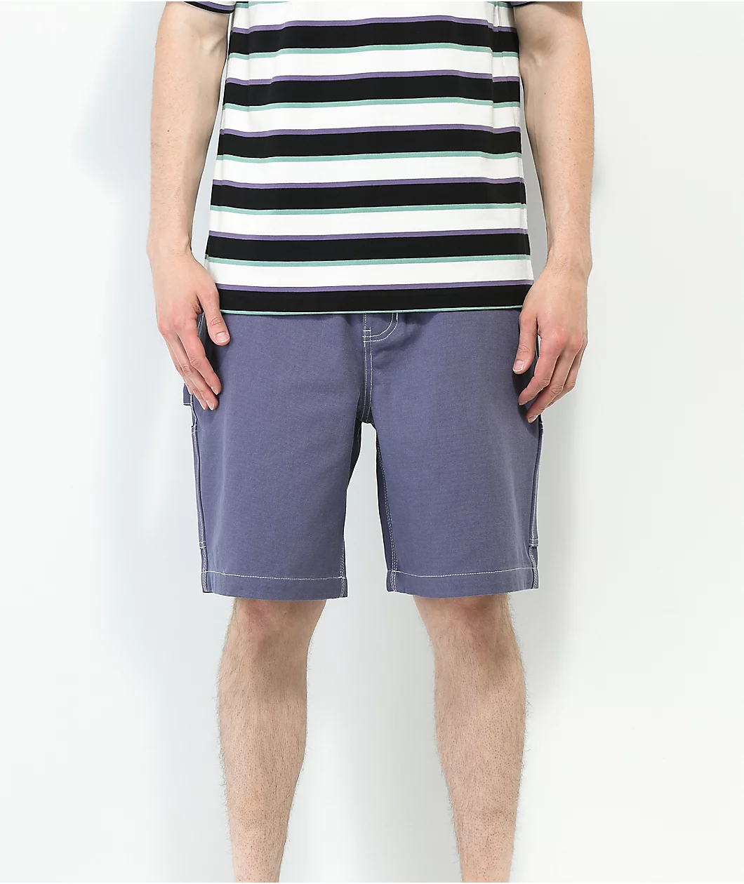 Welcome Brace Purple Carpenter Shorts - Image 2
