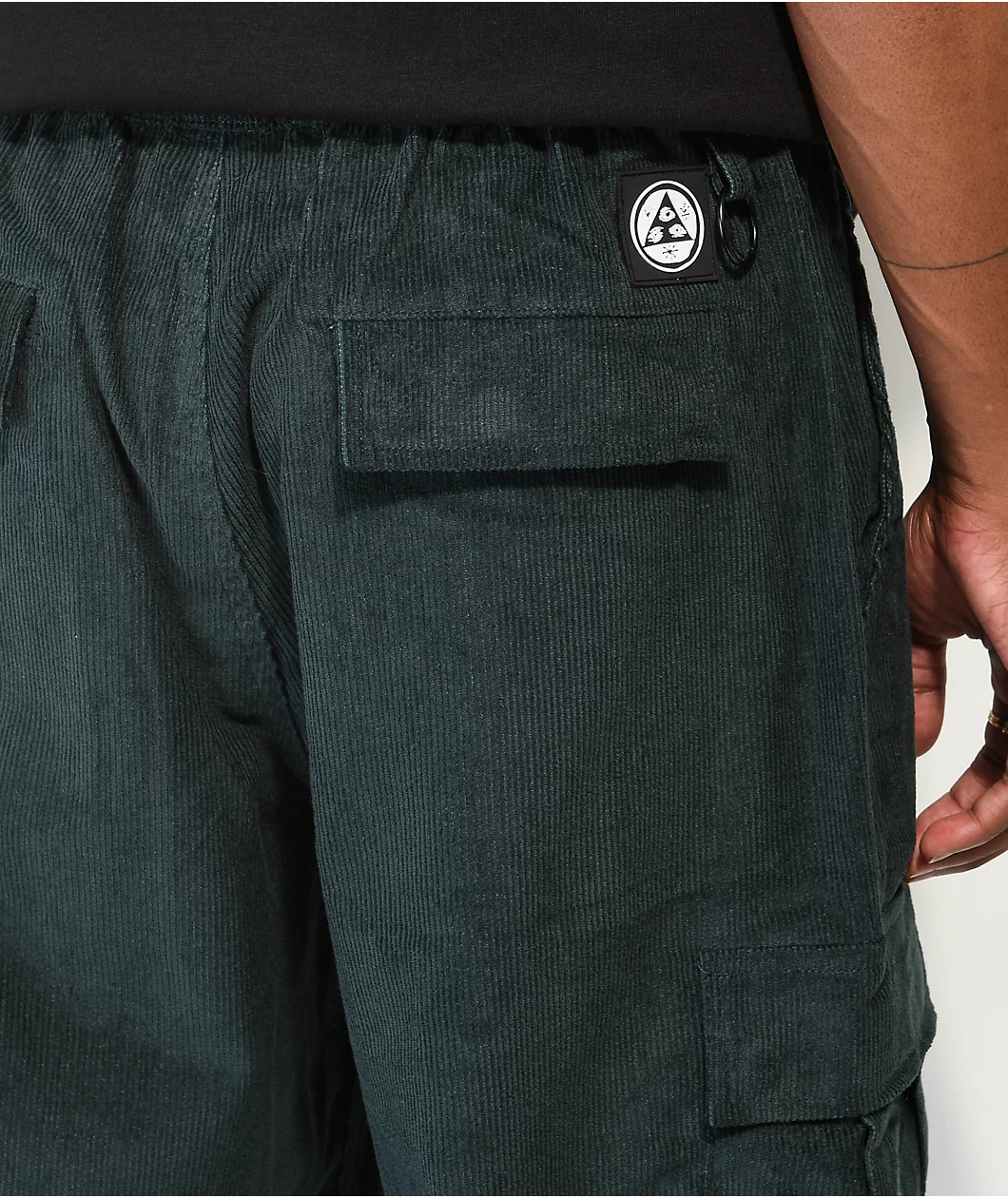 Welcome Chamber Green Corduroy Elastic Waist Pants - Image 5