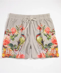 Your Highness Finch Tan Mesh Shorts