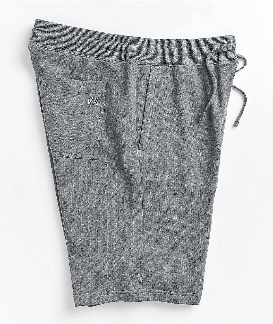 Zine Silas Grey Elastic Waist Sweat Shorts - Image 3