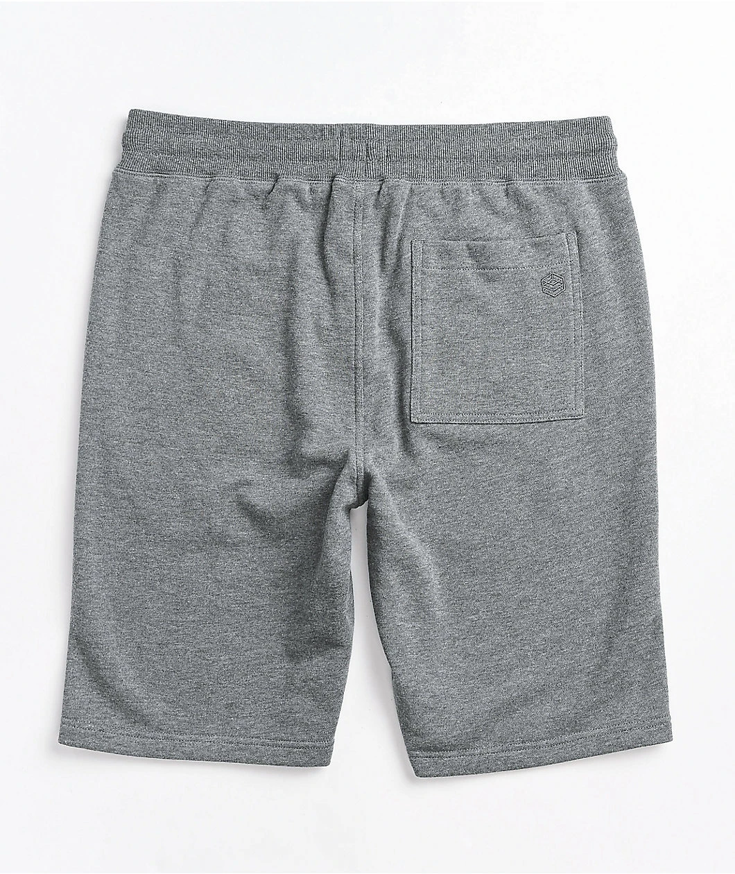 Zine Silas Grey Elastic Waist Sweat Shorts - Image 2