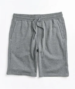 Zine Silas Grey Elastic Waist Sweat Shorts